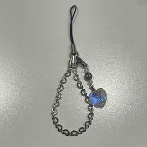 Women Heart shape phone Charm / Accessories